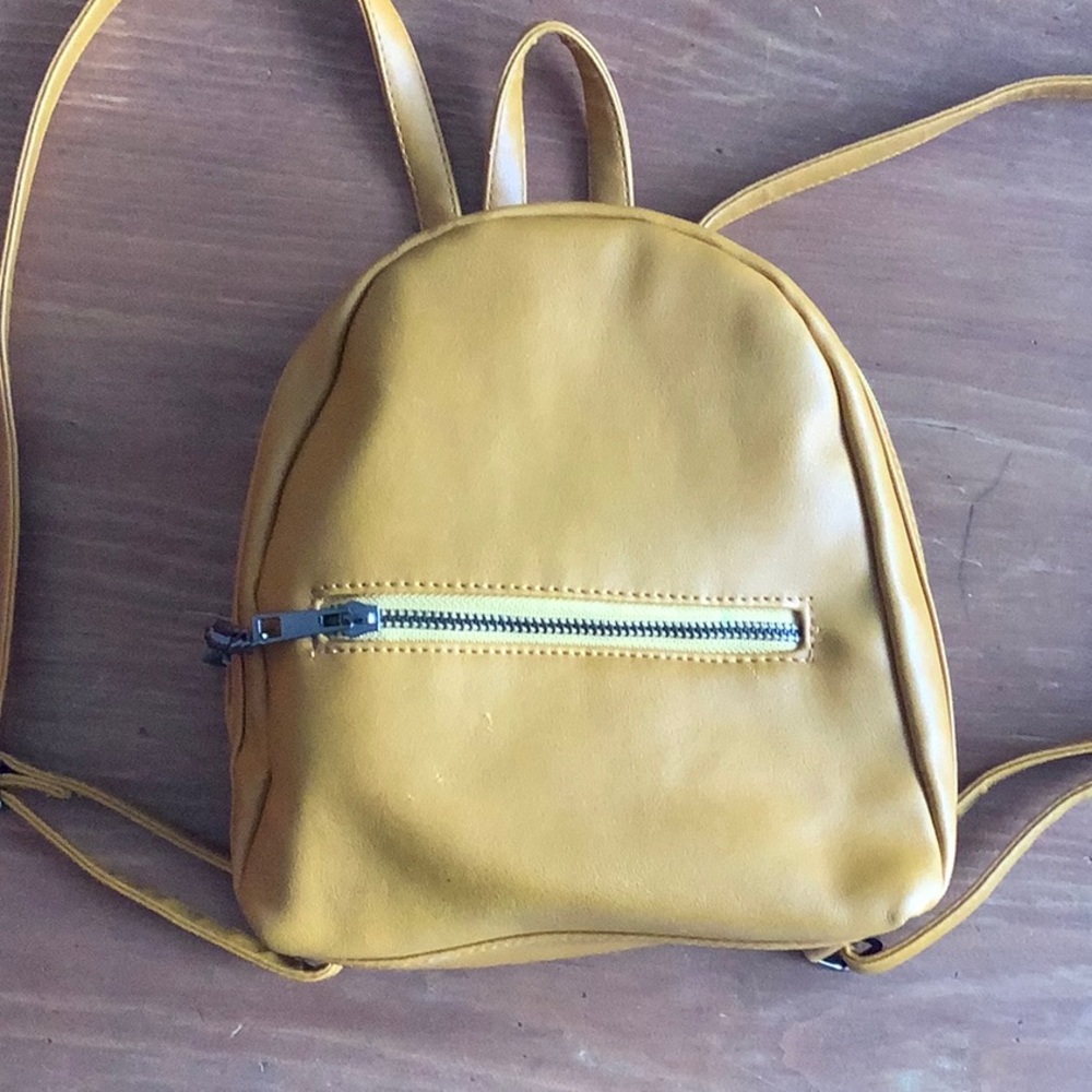 Mustard Yellow Backpack